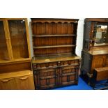 A reproduction oak dresser, of nice proportions, approx 120cm width