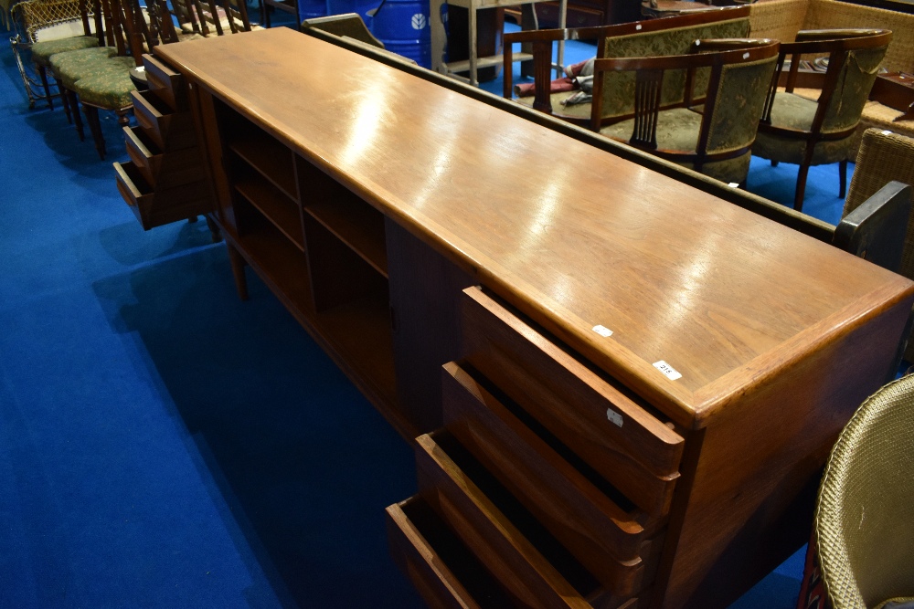 A beautiful 1960s teak sideboard by designer Johannes Andersen (Uldem Modelfabrik), dimensions - Image 5 of 8