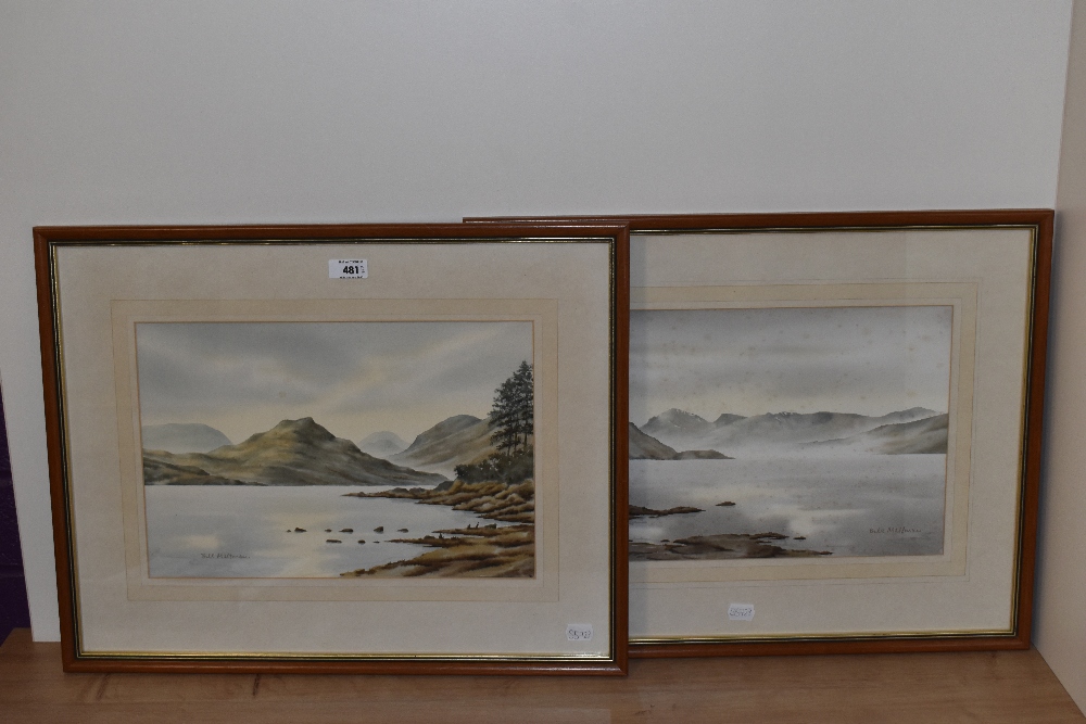 Bill Maltman (1901-1971, British), watercolour, Two Lakeland landscapes, including Ennerdale - Image 2 of 4