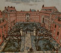 Julian Trevelyan (1910-1988, British), Artist's Proof, 'St Catherine's College, Cambridge