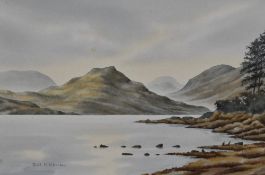 Bill Maltman (1901-1971, British), watercolour, Two Lakeland landscapes, including Ennerdale