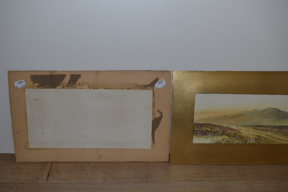 19th/20th Century, watercolour and gouache on paper, Two colourful landscape studies depicting - Image 4 of 4