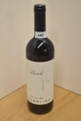 A bottle of Massolino Barolo 2015 Red Wine, 14% vol, 750ml