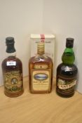 Three bottles of Blended Scotch Whisky, Macleod's Isle of Skye 8 Year, in original card box,