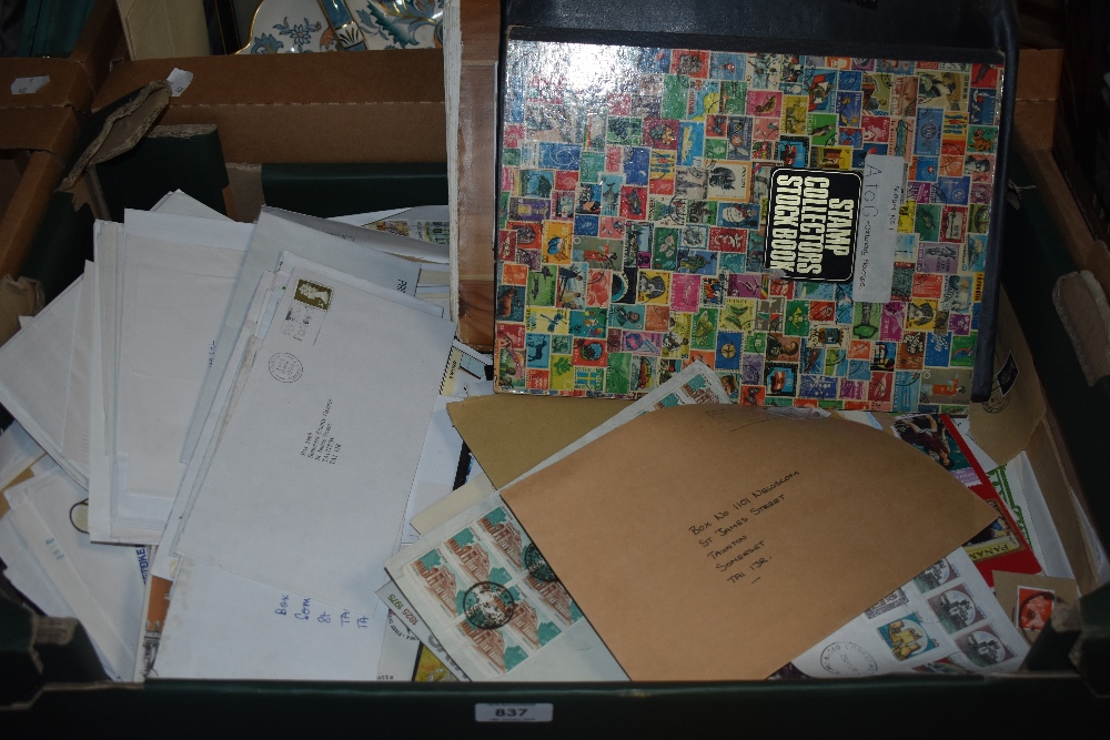 BOX OF COVERS + ODD COLLECTIONS, GB AND WORLD Box with hundreds and hundreds of covers mix of