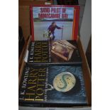 Two Harry Potter series books 'The Half Blood Prince' and 'The Deathly Hallows'. The Half Blood