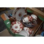 A Paragon Lady Carlyle style part tea service (21 pieces approx), and two Oriental Imari style
