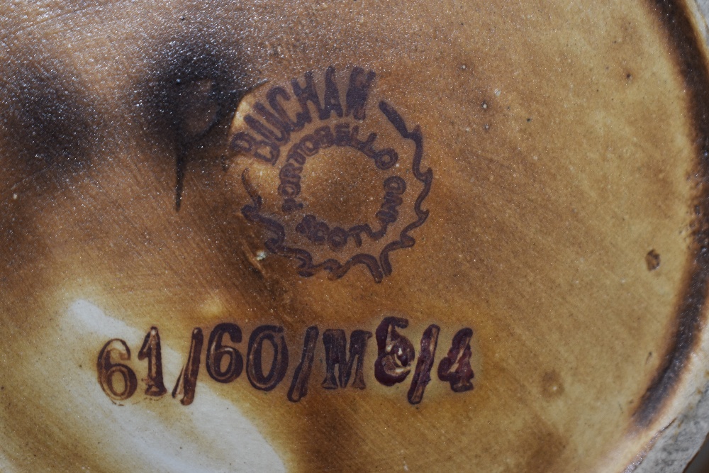 A Buchan Portobello jug having blue ground with repeating leaf like pattern, a stoneware hot water - Image 3 of 3