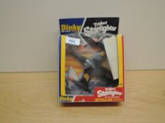 A Dinky die-cast, 362 Trident Star Fighter with firing Stella missile, on inner card display and