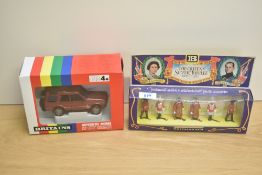 A 1990's Britains model, 9480 Land Rover Discovery in dark red, in original window display box