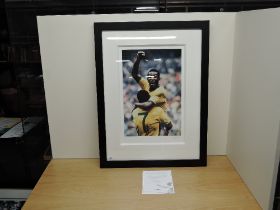 A Washington Green Fine Art Limited Edition Print, Pele, World Cup Final 1970, 89/225, bearing