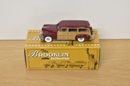 A Brooklin Models The Brooklin Collection 1:43 scale die-cast, BRK 87 1949 Desoto Station Wagon,