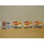 Four 1970's Corgi Twin die-cast sets, 2504, 2515, 2518 and E2525 Kojak New York Police, all in