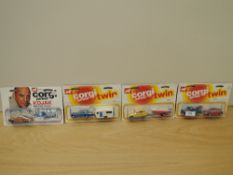 Four 1970's Corgi Twin die-cast sets, 2504, 2515, 2518 and E2525 Kojak New York Police, all in