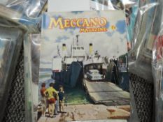 A shelf of 1960's & 1970's Meccano Magazines, some years appear to be complete, approx 200+
