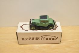 A Brooklin Models 1:43 scale die-cast, No 5 1930 Ford Model A Coupe, in original box with inner