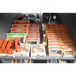 A shelf of Lledo Days Gone die-casts including Horse Dfrawn, Three Vehicle Sets, Royal Mail and GWR,