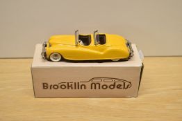 A Brooklin Models 1:43 scale die-cast, No 8 1940 Chrysler Newport, in original box with inner
