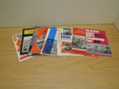A colection of 12 Speedway Programmes, 1968 England V Poland, 1968, 1969, 1970, Great Britain V