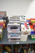 Twenty Two Machbox Dinky die-casts, DY5B, DY5C, DY7B, DY8B, DY9B, DY11, DY12,DY12B, DY13 x2, DY14,