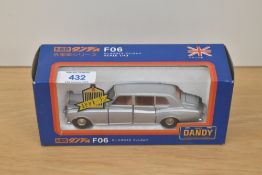 A Tomica Dandy die-cast, F06 Rolls Royce Silver Wraith, in original box with inner packaging