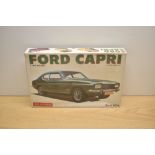 A Bandai 1:20 scale plastic kit, No 4 Ford Capri, in original box