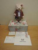 A modern Steiff 690914 Limited Edition Pigling Bland Bear, 63/5000 with white tag, certificate