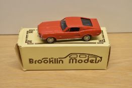 A Brooklin Models 1:43 scale die-cast, BRK 24A 1968n Ford Mustang Fastback, in original box with