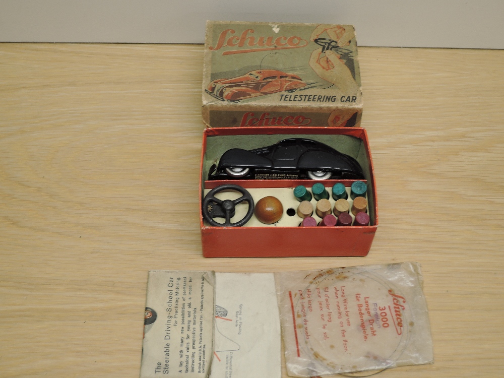 A Schuco Telesteering Car, in original box with instructions