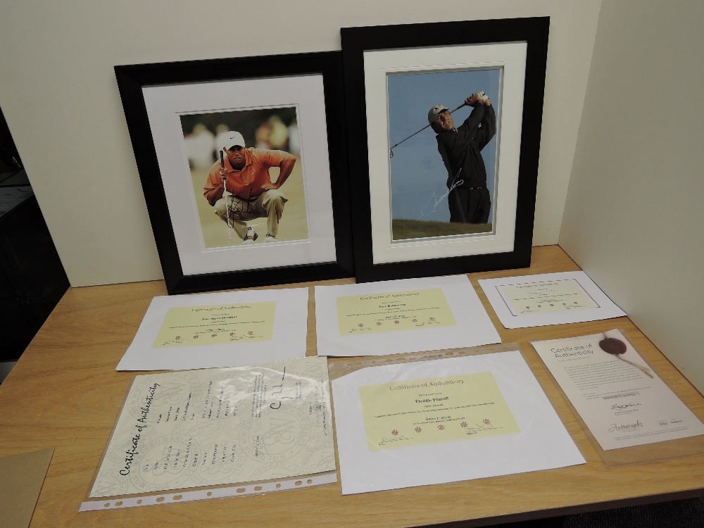 Five framed and glazed Sportsman Prints, Seve Ballesteros, Jose Maria Olazabal, Jimmy White, Freddie - Image 2 of 2