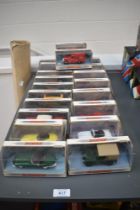 Twenty Matchbox Dinky die-casts, DY1, DY1B, DY2, DY3, DY4 x2, DY5, DY6, DY6B, DY7, DY8, DY9, DY20,