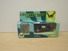 A modern Corgi die-cast, CC50902 The Green Hornet with Figure present, appear unopened