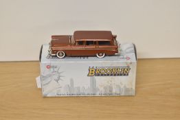 A Brooklin Models The Brooklin Collection 1:43 scale die-cast, BRK 143 1955 Plymouth Belvedere 4-
