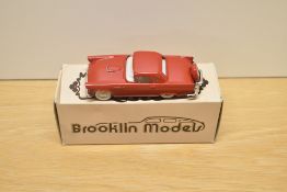 A Brooklin Models 1:43 scale die-cast, No 13 1955 Ford Thunderbird, in original box with inner