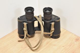 A pair of Bino Prism No2 MkII x6 binoculars marked A Kershaw, Leeds