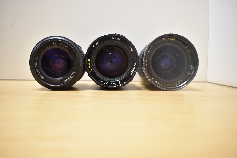 Nine Tamron lenses. Three 1:3,5-4,5 28-70mm, four CF Macro 1:3,5-4,5 28-70mm and three SP CF Macro - Image 3 of 7