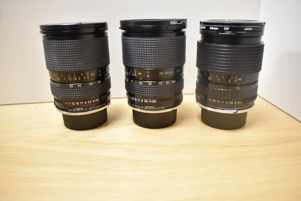 Nine Tamron lenses. Three 1:3,5-4,5 28-70mm, four CF Macro 1:3,5-4,5 28-70mm and three SP CF Macro - Image 6 of 7