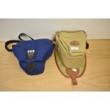Two camera bags including Heritage