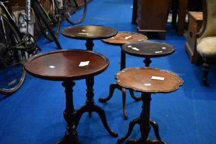 Five assorted wine tables