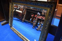 Two gilt frame wall mirrors