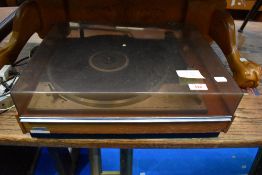 A Goldring Lenco GL75 turntable