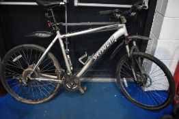 A specialised hardrock mountain bike