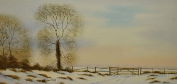 Nick Grant (20th Century, British), watercolour, 'Marple, Cheshire' & 'Astonfields, Derbyshire',