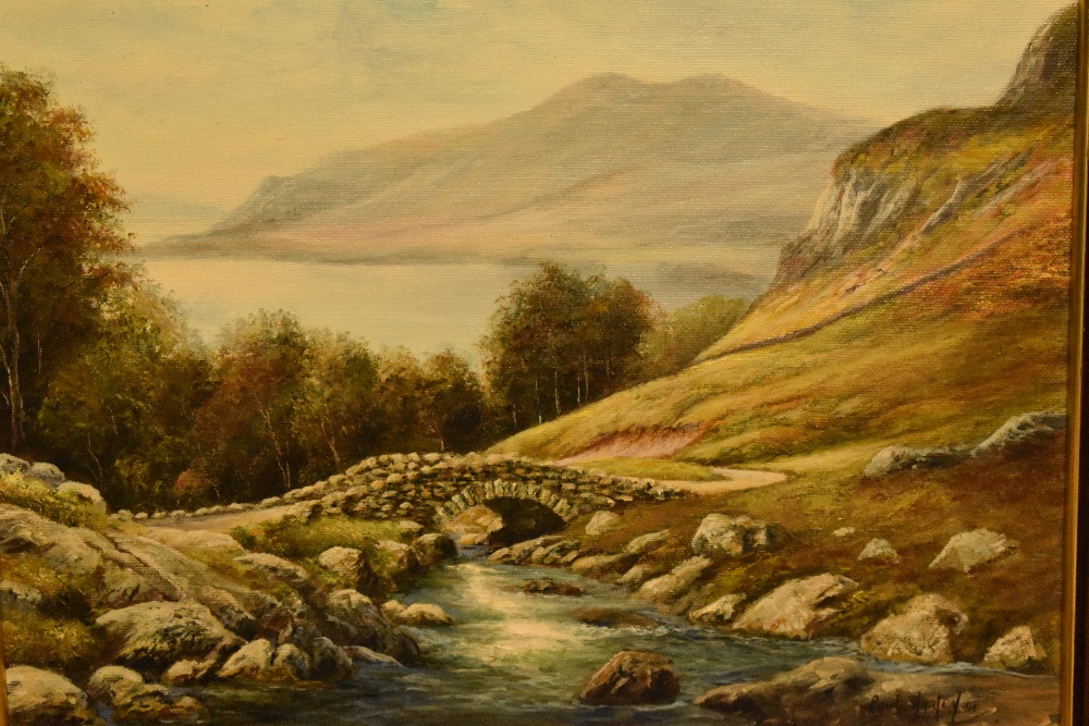 *Lake District Interest - Paul Harley (20th Century, British), oil on canvas, Four atmospheric - Image 6 of 6