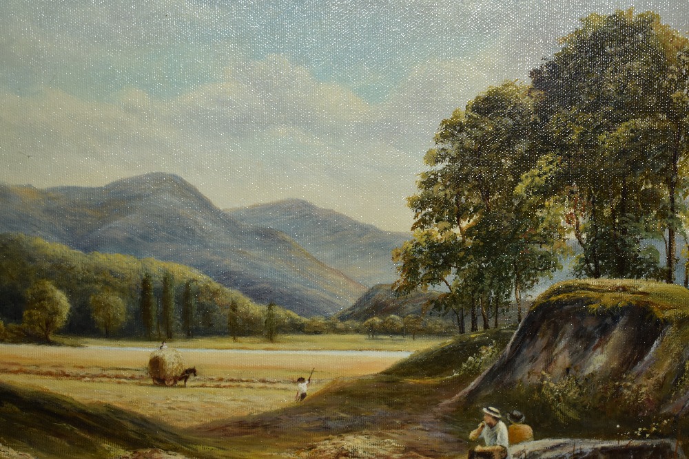 *Local Interest - Paul Harley (20th Century, British), oil on canvas, 'The Brathay, Langdale', ' - Image 4 of 7