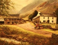 *Local Interest - Paul Harley (20th Century, British), oil on canvas, 'Yew Tree Farm, Coniston',