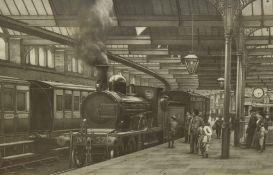 *Railwayana Interest - After John S. Gibb (b.1939, British), prints, Two locomotive prints
