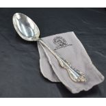 An American Sterling grade white metal Debussy pattern spoon, marked Towle 1959, Sterling, 22cm,