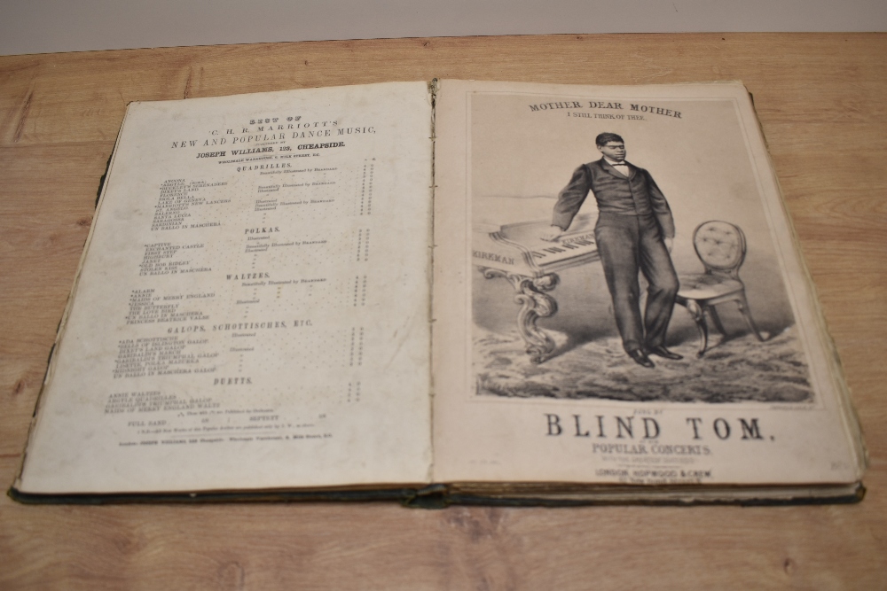 Antiquarian. Music. A bound volume of sheet music. See images for contents. (1) - Image 2 of 2