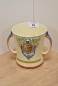 An Edward VIII 1936 coronation mug, having wind up musical mechanism to base, AF